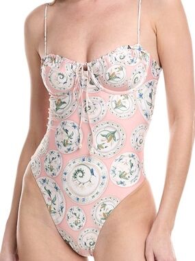 Agua by Agua Bendita Women's Ebano Menaje One Piece Multi XL NWT